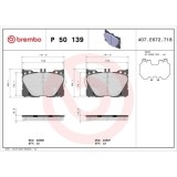 Placute frana Mercedes Clasa C (W205) 07.13-02.23, Clasa C Convertible (A205) 06.16-04.23, Clasa C Coupe (C205) 10.15-04.23, Clasa C T-Model (S205) 0