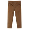 Pantaloni de copii, coniac, 140 12968, vidaXL