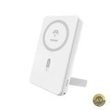 Baterie Externa Wireless Dudao K14S+ 10000mAh 22.5W QC + PD + FQI 1 x QI - 1 x USB-A - 1 x USB-C Alba