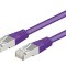 Patch cord violet 2m SF/UTP 5e CCA PVC