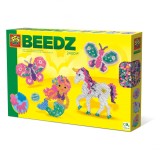 Set 2400 Margele de calcat cu accesoriiincluse,tematica Lumea fantastica,+5 ani, SES Creative