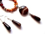 set colier si cercei cu agate 42441