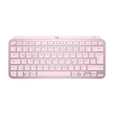 Tastatura Wireless Noua LOGITECH MX Keys Mini, USB, Bluetooth, Layout Germana, Roz