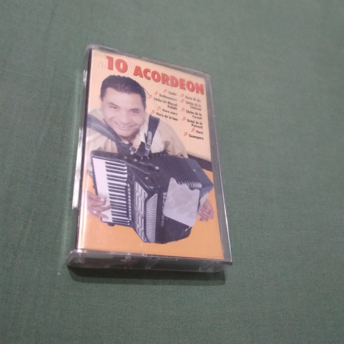 CASETA AUDIO DE 10 LA ACORDEON CU MARIAN MATEESCU RARA!!!! ORIGINALA