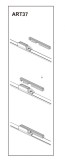 Stergator parbriz pasager AUDI A6 05 2004- COD:ART37 22