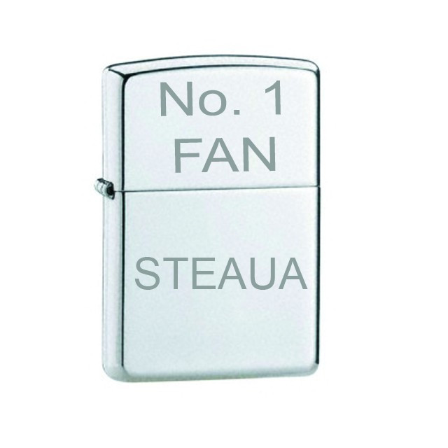 Bricheta Argintie Gravata No.1 FAN Steaua