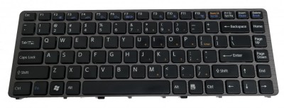 Tastatura laptop second hand SONY VGN-NW US Gray Frame foto
