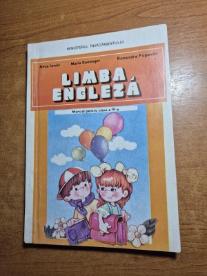manual de limba engleza - pentru clasa a 4-a - din anul 1994 foto