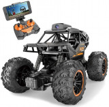 Cumpara ieftin Masina Off-Road cu camera HD, control telecomanda si control APP cu telefonul, incarcare USB, acumulator inclus, 20.5x14x12.5cm, Oem