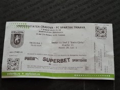 Bilet meci craiova-spartak trnava foto