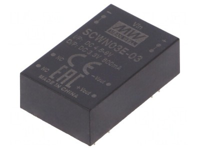 Convertor DC/DC 3W 4,5-9V la 3,3V 600mA DIP24 foto