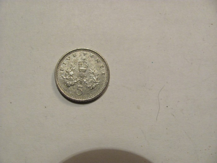 CY - 5 pence 1991 Marea Britanie Anglia