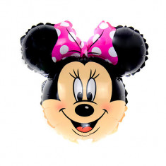 Balon folie cap Minnie roz foto