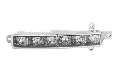 Lumini de zi Citroen C-Elysee 11.2012-, Peugeot 308 10.2013-12.2017, 308 10.2017-09.2021; fata, stanga = dreapta, LED, rama neagra, omologare ECE, tu foto