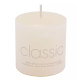 Lumanare decorativa, flippy, din parafina, cilindrica, fara fum si fara parfum, 5 x 5 cm, 90 g, ardere 12h, ivory alb