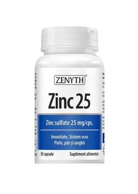 Zinc 25mg 30 capsule Zenyth foto