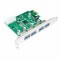 Card PCIE USB 3.0 placa PCI-E la 4x USB 3.0