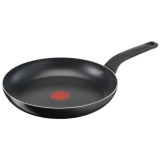 Tigaie TEFAL Simply Clean B5670653, 28cm, aluminiu, Thermo Signal, negru