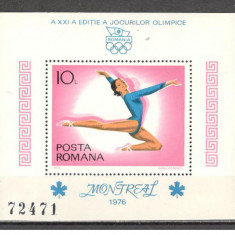 Romania.1976 Olimpiada de vara MONTREAL-Bl. DR.380
