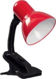 Lampa Birou Clip Rosu 1XE27 60W, Erste