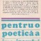 Pentru o poetica a imaginarului