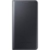 Husa Samsung Galaxy Alpha G850 Flip Cover, Piele Eco, Anti-soc, Anti-zgarieturi - Negru/Alb
