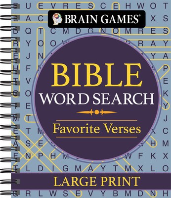 Brain Games - Bible Word Search: Favorite Verses - Large Print foto