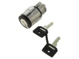 Comutator Rotativ cu Cheie 22mm 2 Poziții Negru ZB4BG02