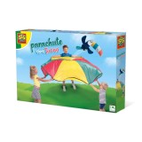 Joc interactiv Tucan Zburator cu Parasuta SES Creative, 3 ani+, Dimensiune 30x20x4 cm, Jucarie de exterior, Baieti/Fete, Textil