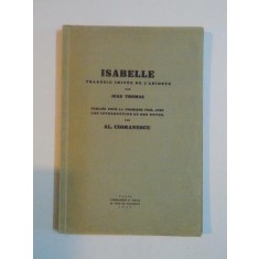 ISABELLE. TRAGEDIE IMITEE DE L&#039;ARIOSTE par JEAN THOMAS 1938