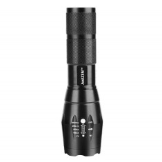 Lanterna tactica LED JustZen&reg; SL309, Ultra-Bright, focus ajustabil, rezistenta la apa, baterie reincarcabila inclusa, power bank, 3 moduri lumina
