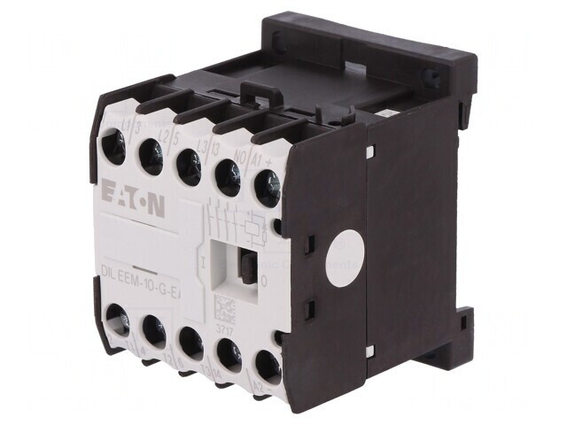 Contactor 3-Poli 24VDC 6,6A NO x3 Contacte Auxiliare