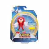 Figurina articulata cu accesoriu, Sonic the Hedgehog, Knuclkes, 10 cm