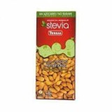 CIOCOLATA LAPTE&amp;MIGDALE STEVIA 125GR, Torras