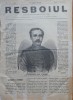 Ziarul Resboiul, nr. 102,1877, gravura, Lct. Ioan I. Rosetti, mort la Plevna