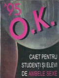 Caiet elevi studenti ambele sexe, editie 1995, 150 pagini, stare buna, factura fiscala