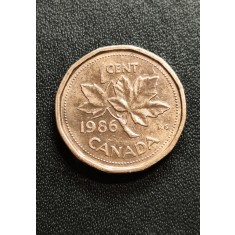 B 11 Moneda 1 Cent Canada 1986