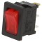 Comutator Rocker SPST ON-OFF 16A/12VDC cu LED Roșu