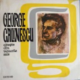 George Calinescu - Citeste din versurile sale, Disc Vinil Electrecord, Poezie, 10 inch 33 RPM, Stare Buna