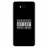 Husa silicon pentru Huawei Y6 2017, Parental Advisory