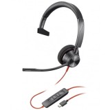 Casca USB-C HP Poly Blackwire C3310, Neagra 8X215AA