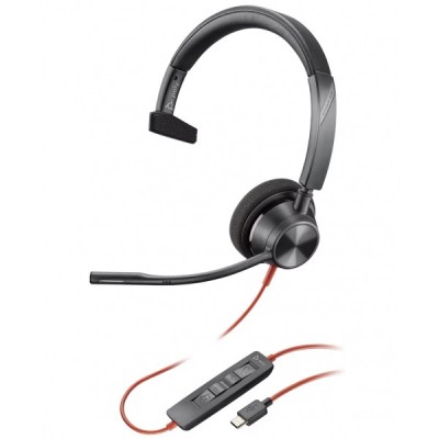 Casca USB-C HP Poly Blackwire C3310, Neagra 8X215AA foto