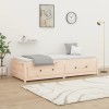 VidaXL Pat de zi Small Single, 75x190 cm, lemn masiv pin 821599