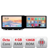 Navigatie Renault Clio 5 Edotec 2 ecrane 8 core 4+128 21.6 inch Incell android Wifi 5Ghz gps internet CarStore Technology