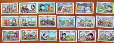 TUVALU- Etc.-&amp;#039;&amp;#039;REGI &amp;amp;REGINE&amp;#039;&amp;#039; SERIE DE 18VAL.--MNH NESTAMP. -Calitate EXTRA foto