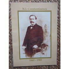 N. I. CONSTANTINESCU 1840 - 1905