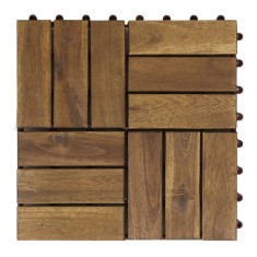 Dala lemn OT02 DB, exterior, 30 x 30 x 2.4 cm foto