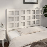 Tablie de pat, alb, 140,5x4x100 cm, lemn masiv de pin GartenMobel Dekor, vidaXL