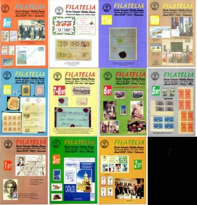 Revista Filatelia 1997 Toate numerele, 1,2,3,4,5,6,7/8,9,10,11,12 foto