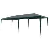 VidaXL Cort de petrecere, verde, 3 x 6 m, PE